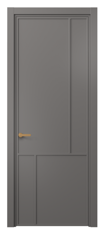 Межкомнатная дверь Фрэйм 8606 Матовый классический серый  Цена 54899 ₽ | Volhovec