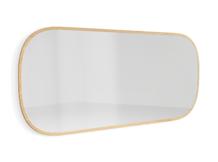 Мебель Зеркало настенное Примо 175×70 см. Цвет Дуб соломенный матовый. Материал Массив дуба матовый. Коллекция Зеркало настенное Примо 175×70 см. Картинка.