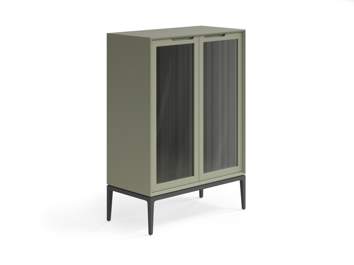 Мебель Витрина Вельвет. Цвет Матовый оливковый тёмный. Материал Гладкая эмаль. Коллекция Витрина Вельвет. Картинка.