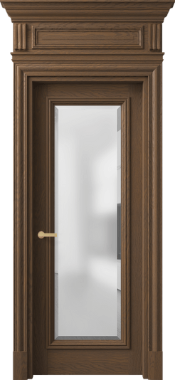 Дверь межкомнатная 7300 ДТМ.М САТ-Ф. Цвет Дуб туманный матовый. Материал Массив дуба матовый. Коллекция Антик. Картинка.