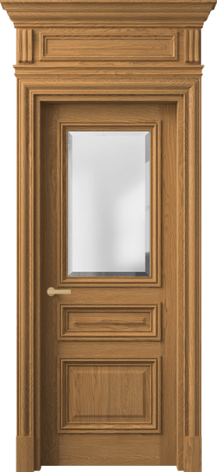 Дверь межкомнатная 7304 ДСЛ.М САТ-Ф. Цвет Дуб солнечный матовый. Материал Массив дуба матовый. Коллекция Антик. Картинка.