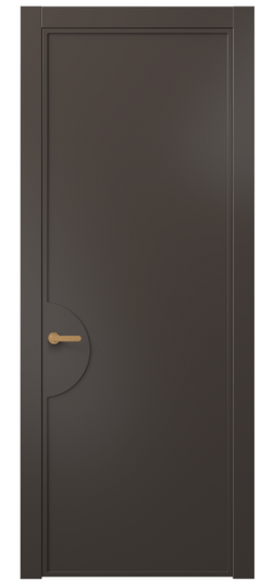 Дверь межкомнатная АКП 8604 МАН. Цвет Матовый антрацит. Материал Гладкая эмаль. Коллекция Frame. Картинка.