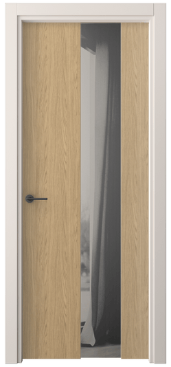 Дверь межкомнатная 4226 ЖМД ДВ ЗЕР СЕР. Цвет Жемчужный дуб. Материал Ламинатин. Коллекция Фридом. Картинка.