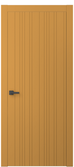 Дверь межкомнатная 8051 Пастельно-жёлтый RAL 1034. Цвет RAL Пастельно-жёлтый RAL 1034. Материал Гладкая эмаль. Коллекция Линия. Картинка.