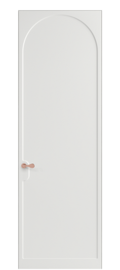 Дверь межкомнатная 7503 МССР. Цвет Матовый светло-серый. Материал Гладкая эмаль. Коллекция Софтформ. Картинка.