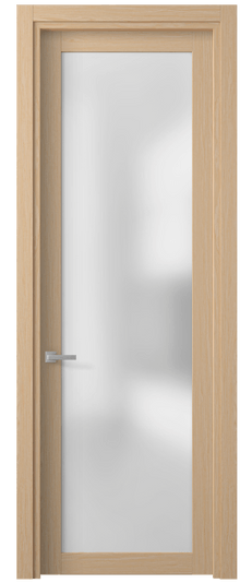 Межкомнатная дверь 2102 МШДМ САТ. Цвет Дуб молочный. Материал Мультишпон. Коллекция Планум. Фото. Дверь межкомнатная 2102 МШДМ САТ. Цвет Дуб молочный. Материал Мультишпон. Коллекция Планум. Картинка.