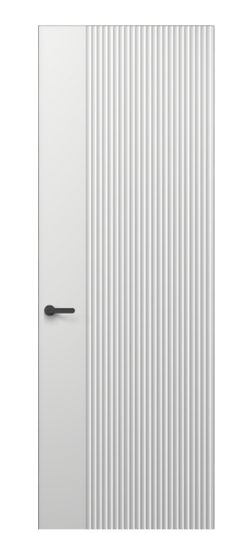 Дверь межкомнатная 8643 ГРН. Цвет Грунт под покраску. Материал Грунт под покраску. Коллекция Альба. Картинка.