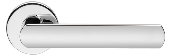 Ручки для дверей Ручка дверная Люче. Цвет Полированный хром. Коллекция Люче. Картинка.