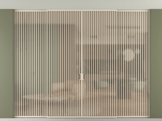 Перегородка Формато внутри проёма скрытое крепление в потолок 4 створки